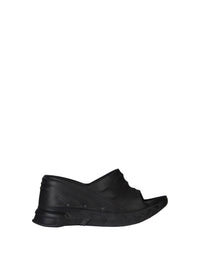 MARSHMALLOW SLIDER WEDGE SANDALS