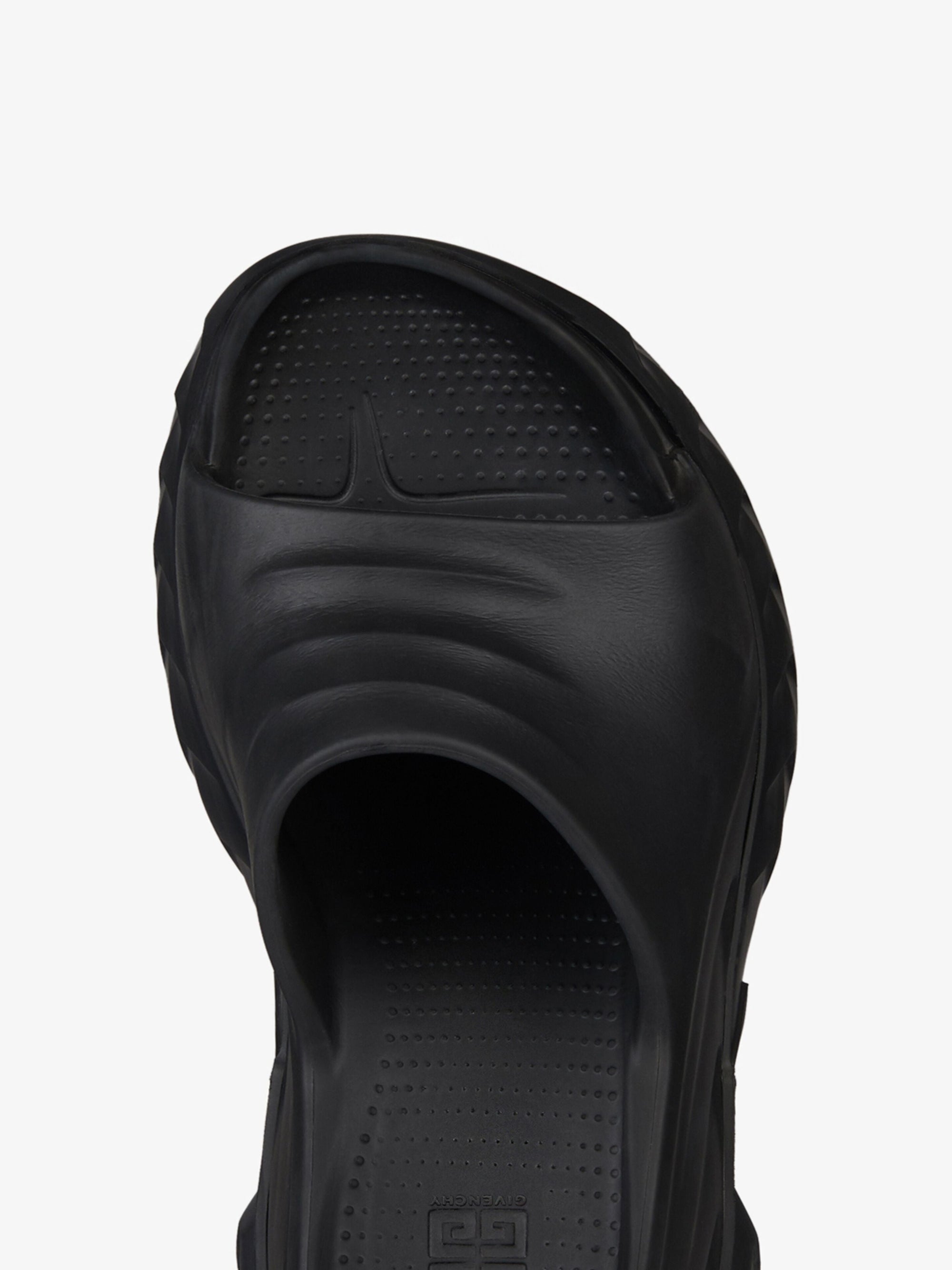 MARSHMALLOW SLIDER WEDGE SANDALS