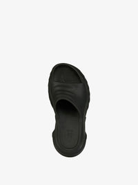 MARSHMALLOW SLIDER WEDGE SANDALS