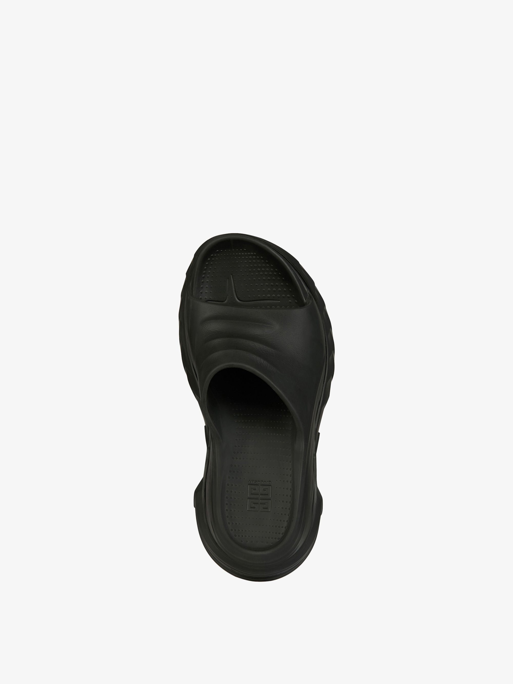 MARSHMALLOW SLIDER WEDGE SANDALS