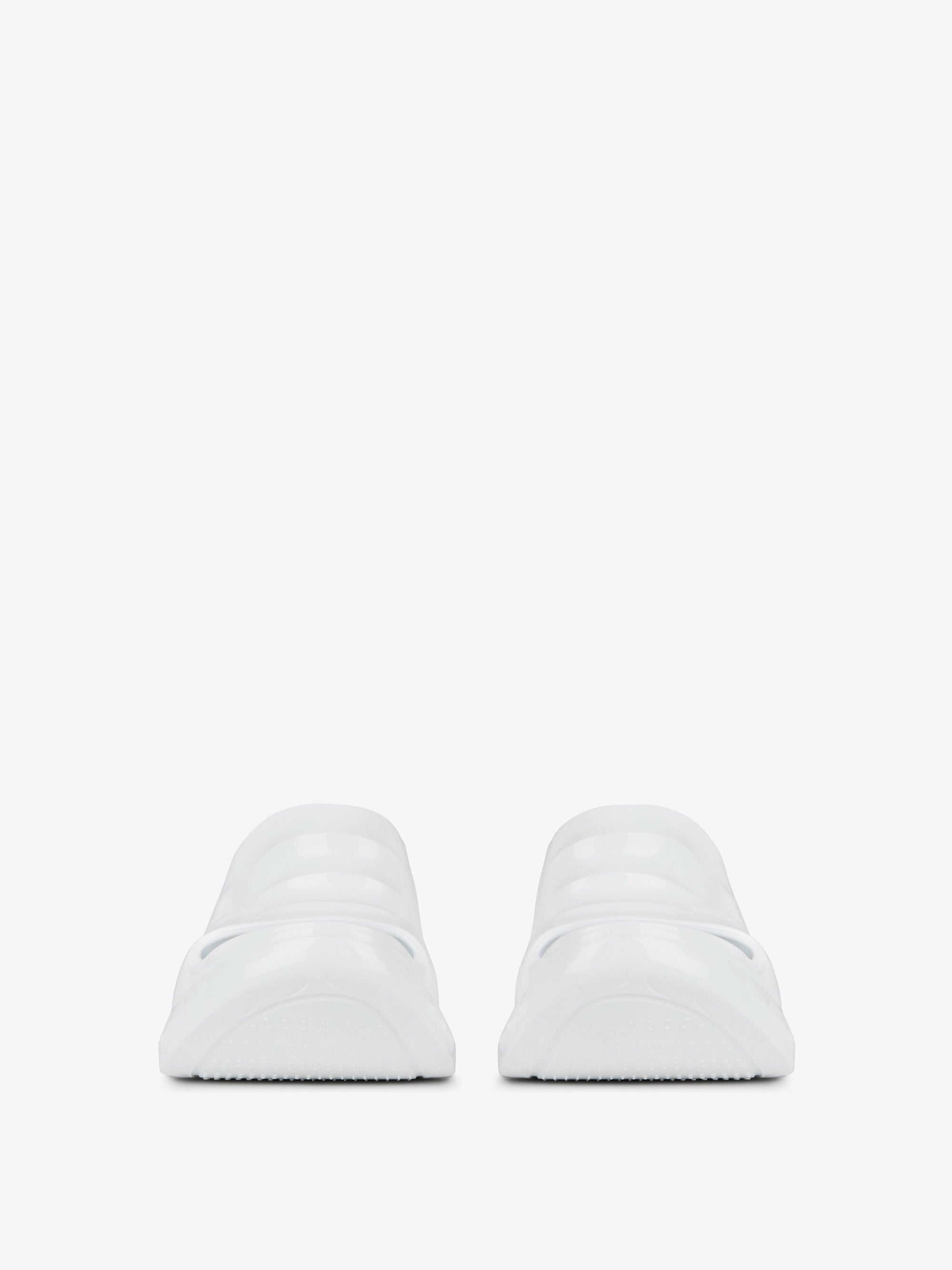 MARSHMALLOW SLIDER WEDGE SANDALS