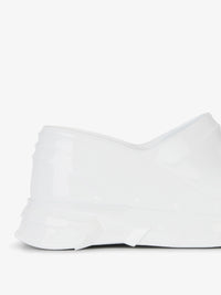 MARSHMALLOW SLIDER WEDGE SANDALS