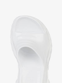 MARSHMALLOW SLIDER WEDGE SANDALS