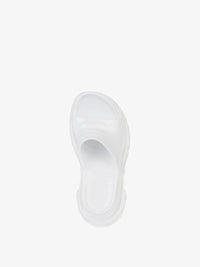 MARSHMALLOW SLIDER WEDGE SANDALS