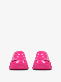 MARSHMALLOW SLIDER WEDGE SANDALS