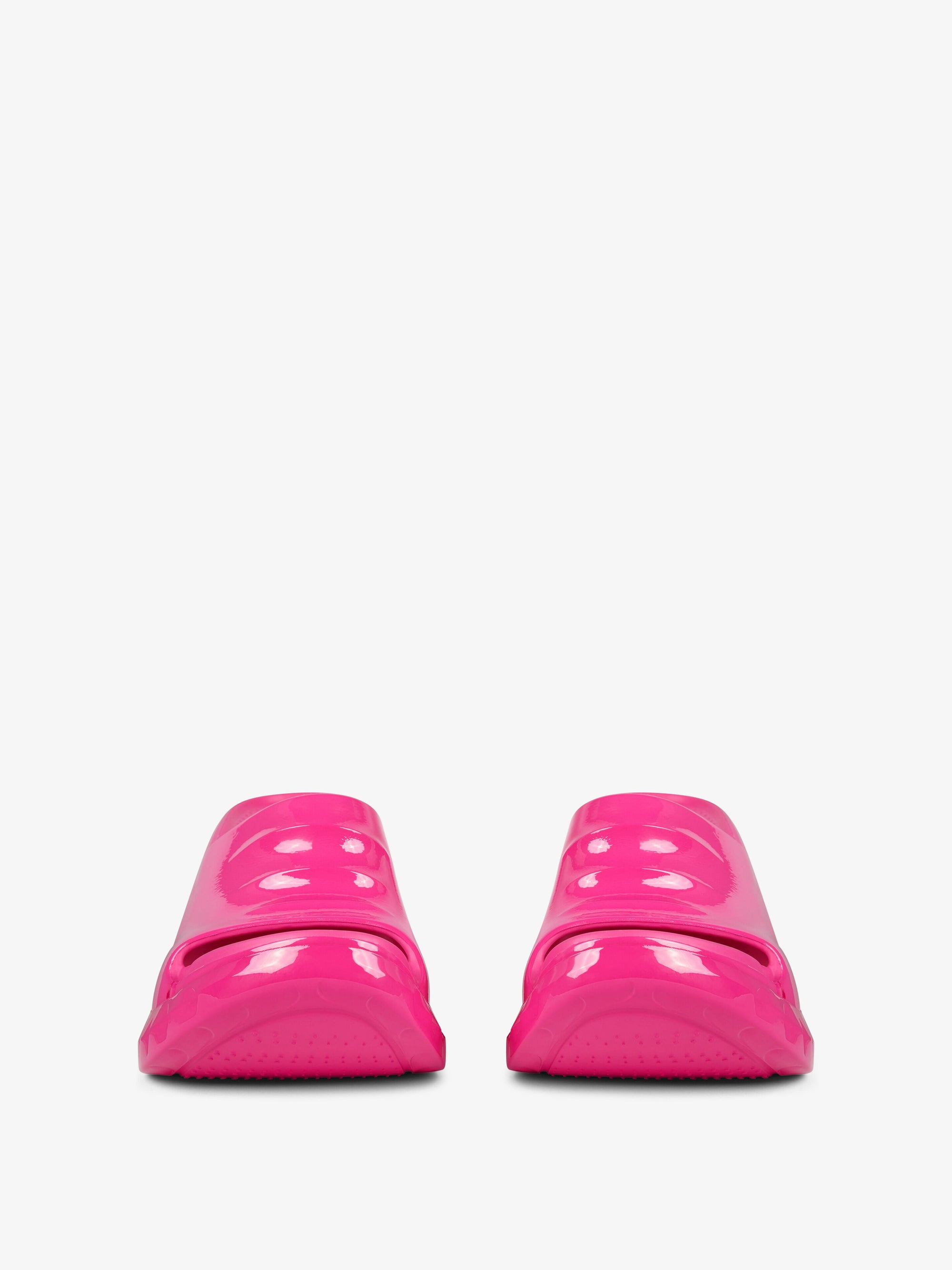 MARSHMALLOW SLIDER WEDGE SANDALS