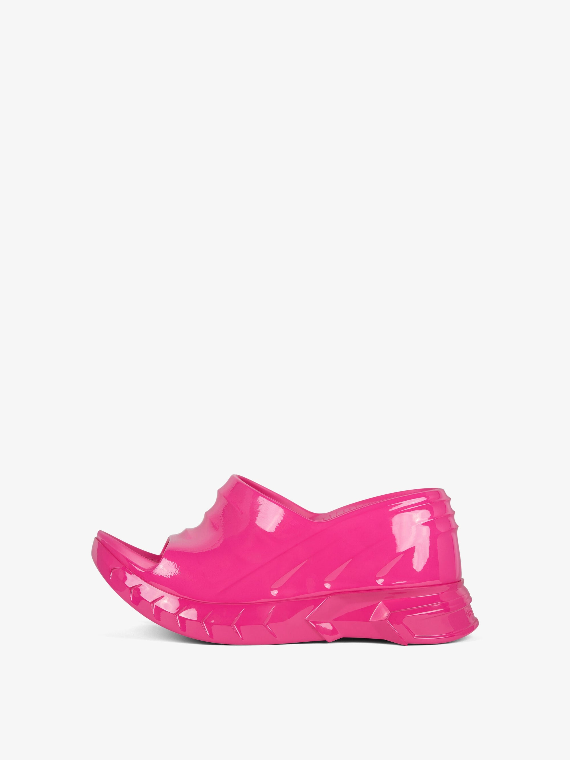 MARSHMALLOW SLIDER WEDGE SANDALS