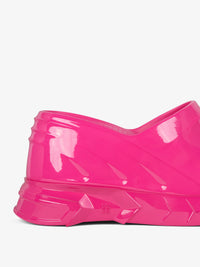 MARSHMALLOW SLIDER WEDGE SANDALS