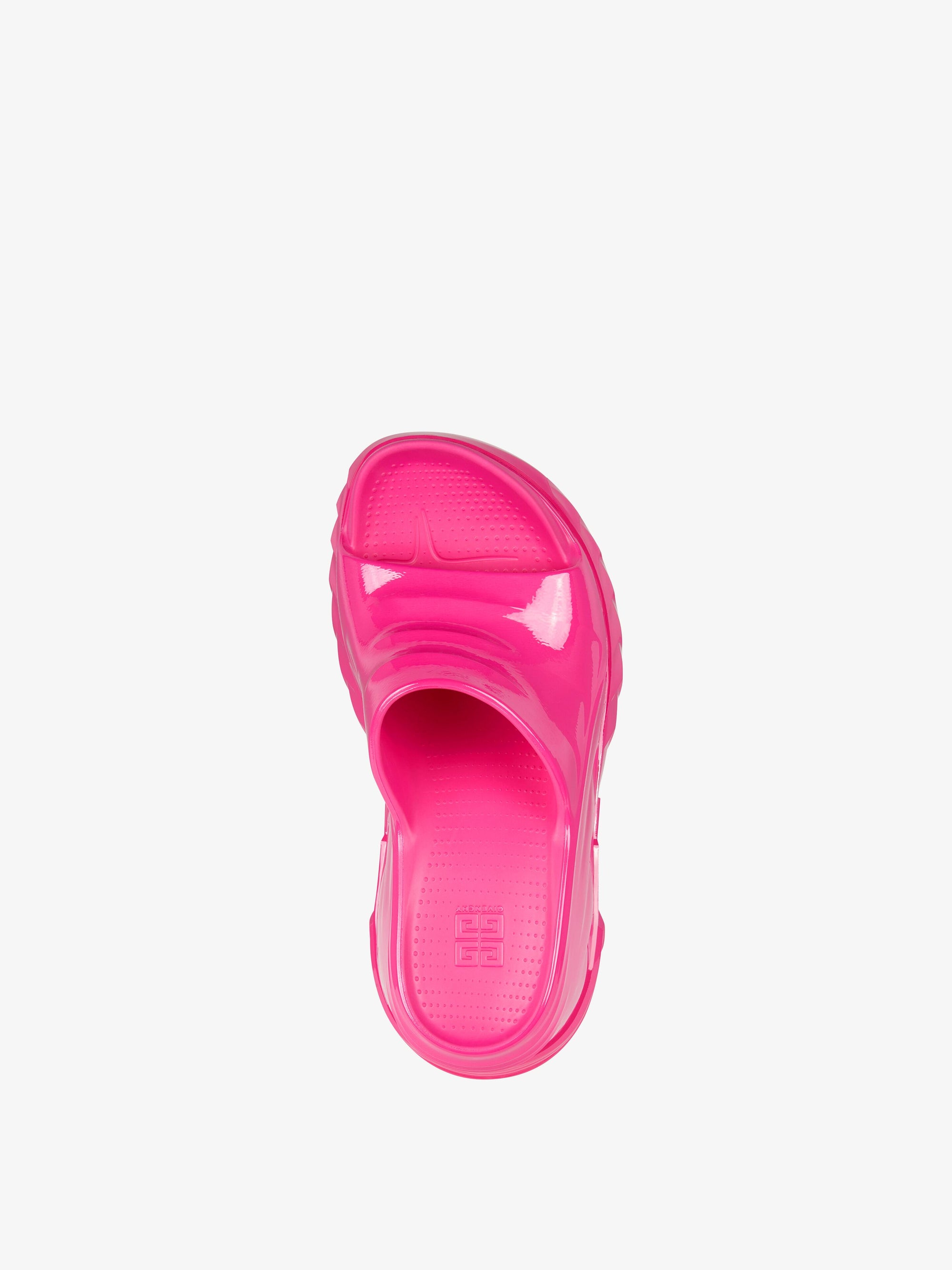 MARSHMALLOW SLIDER WEDGE SANDALS