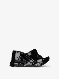 MARSHMALLOW SLIDER WEDGE SANDALS