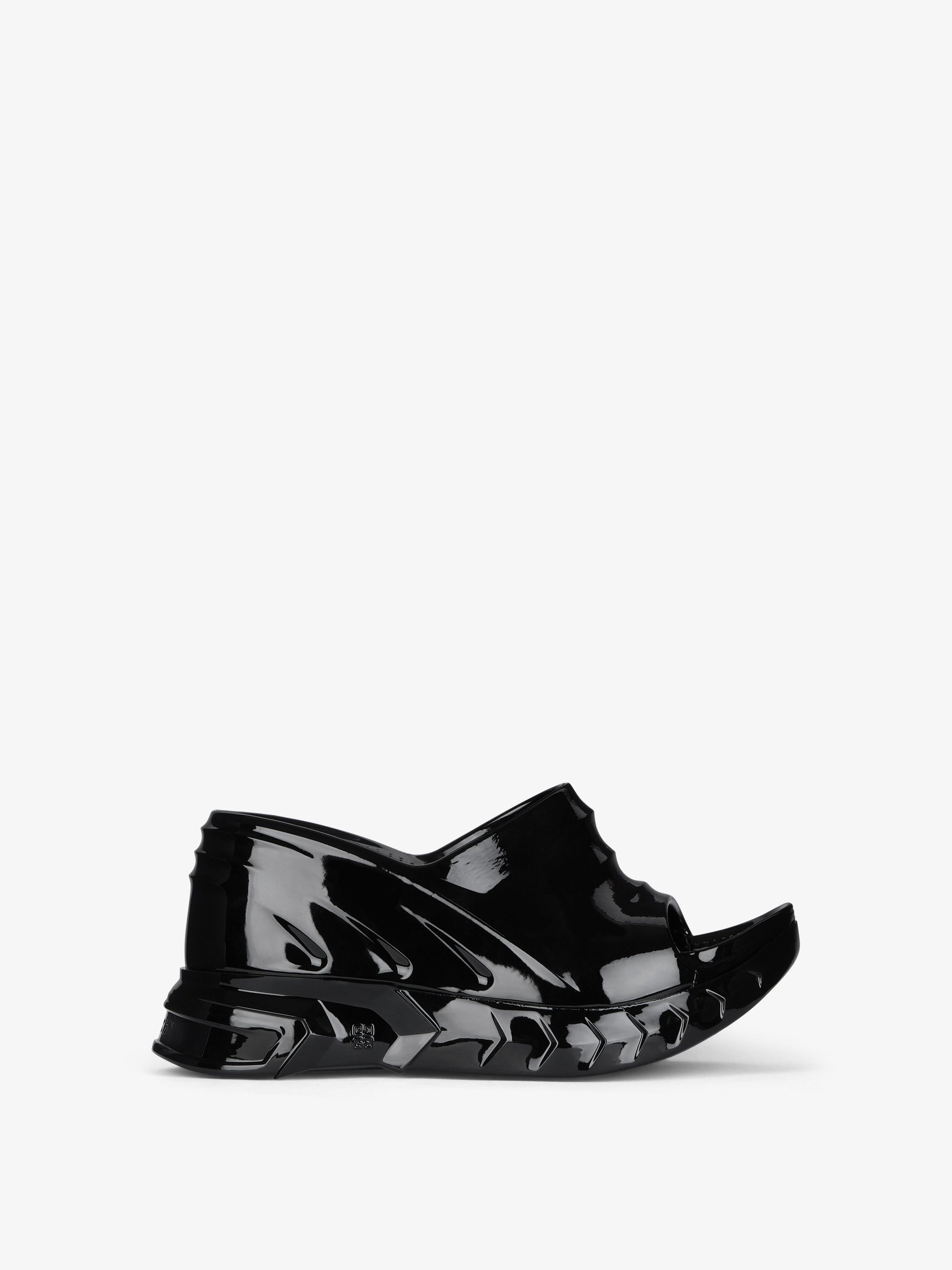 MARSHMALLOW SLIDER WEDGE SANDALS