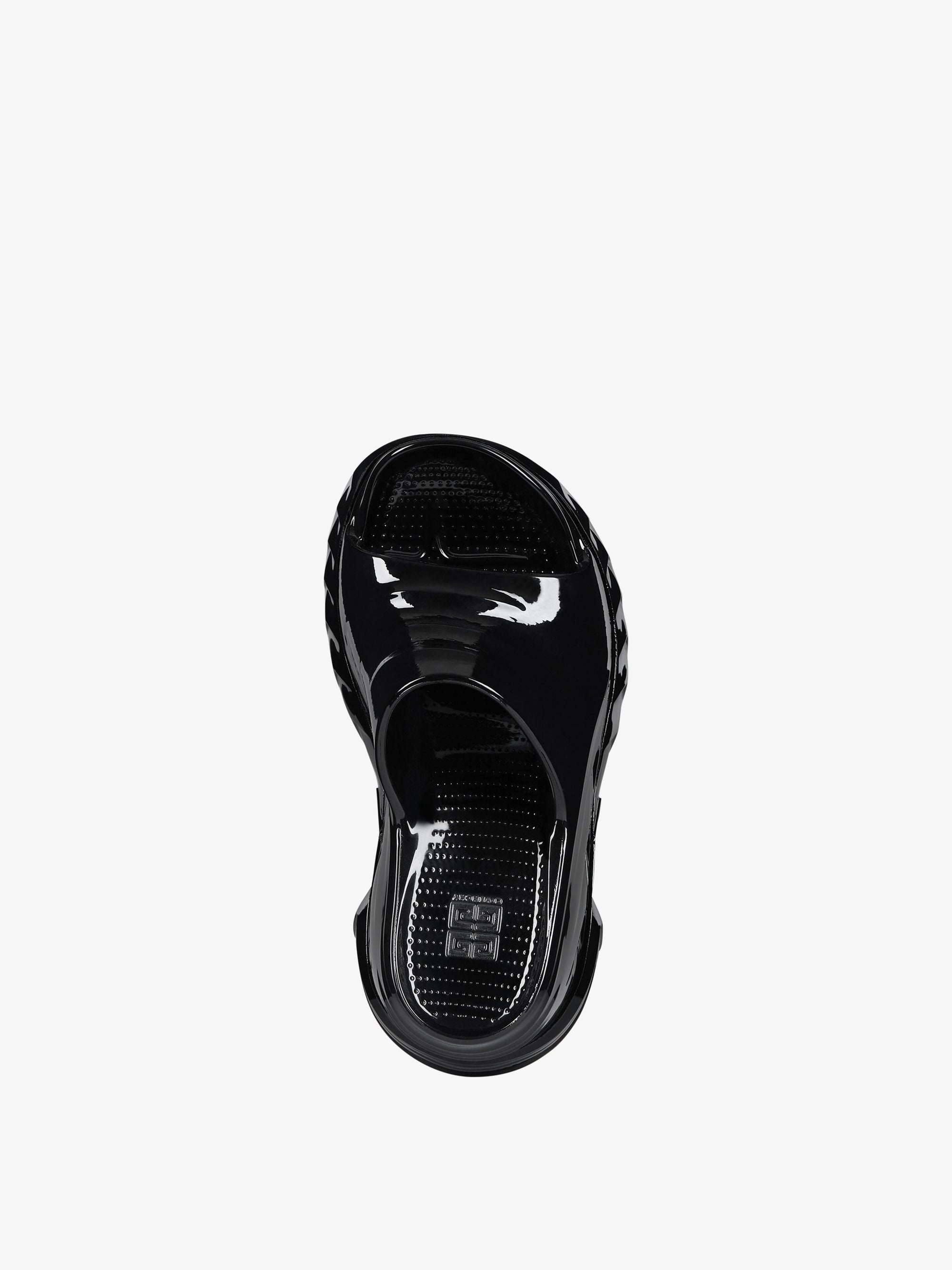MARSHMALLOW SLIDER WEDGE SANDALS