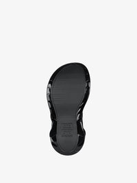 MARSHMALLOW SLIDER WEDGE SANDALS