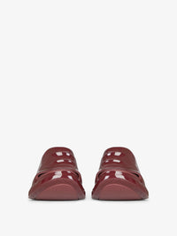 MARSHMALLOW SLIDER WEDGE SANDALS