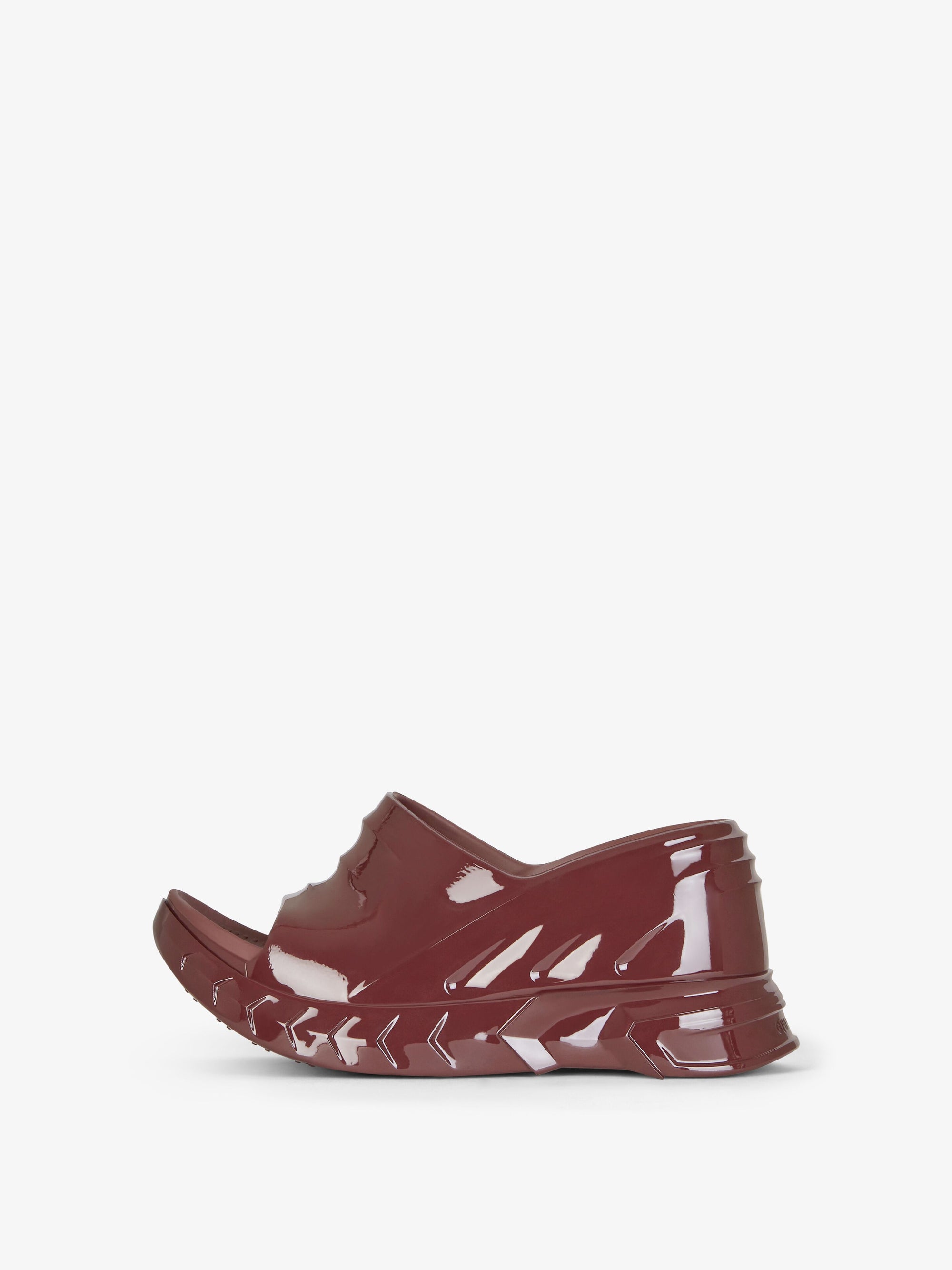 MARSHMALLOW SLIDER WEDGE SANDALS