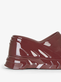 MARSHMALLOW SLIDER WEDGE SANDALS