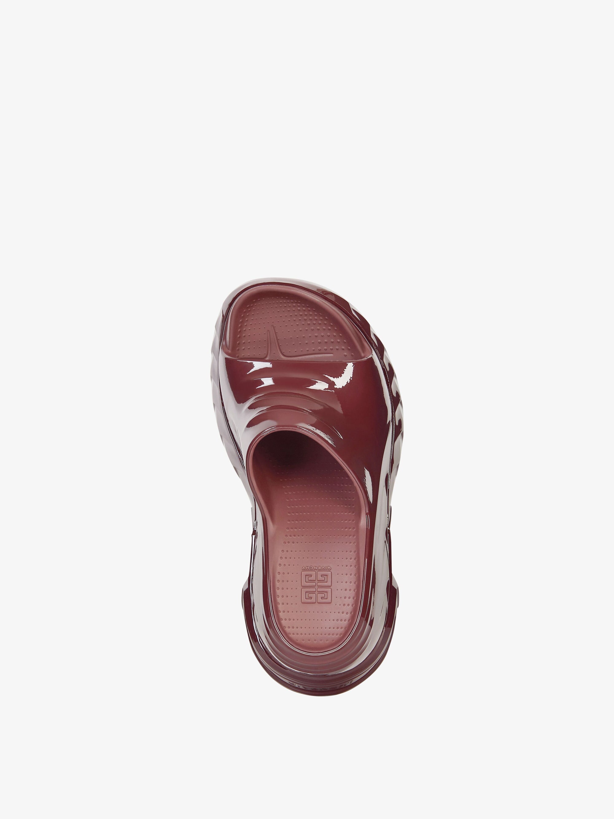 MARSHMALLOW SLIDER WEDGE SANDALS