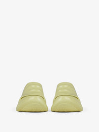 MARSHMALLOW SLIDER WEDGE SANDALS