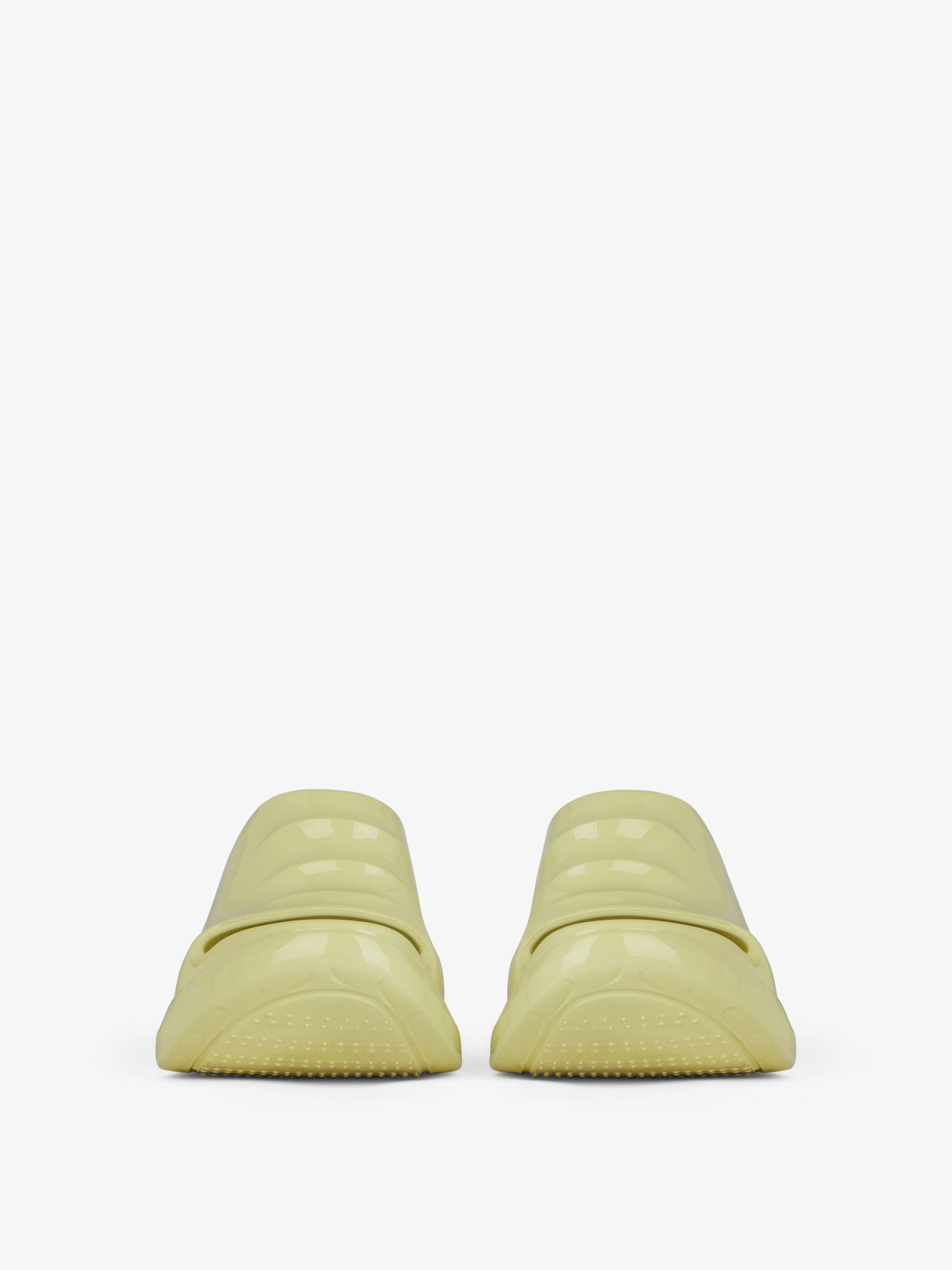 MARSHMALLOW SLIDER WEDGE SANDALS