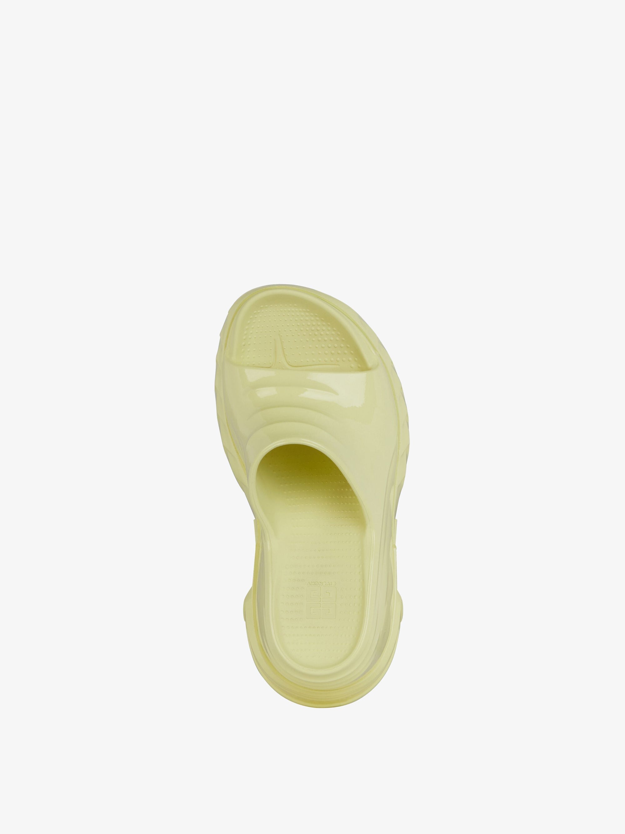 MARSHMALLOW SLIDER WEDGE SANDALS
