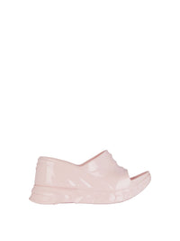 MARSHMALLOW SLIDER WEDGE SANDALS