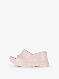 MARSHMALLOW SLIDER WEDGE SANDALS