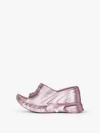 MARSHMALLOW SLIDER WEDGE SANDALS