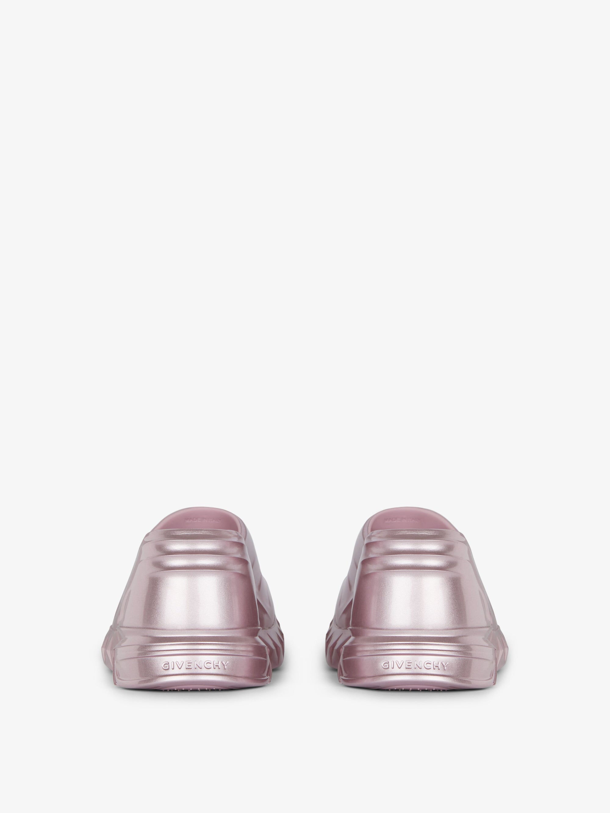 MARSHMALLOW SLIDER WEDGE SANDALS