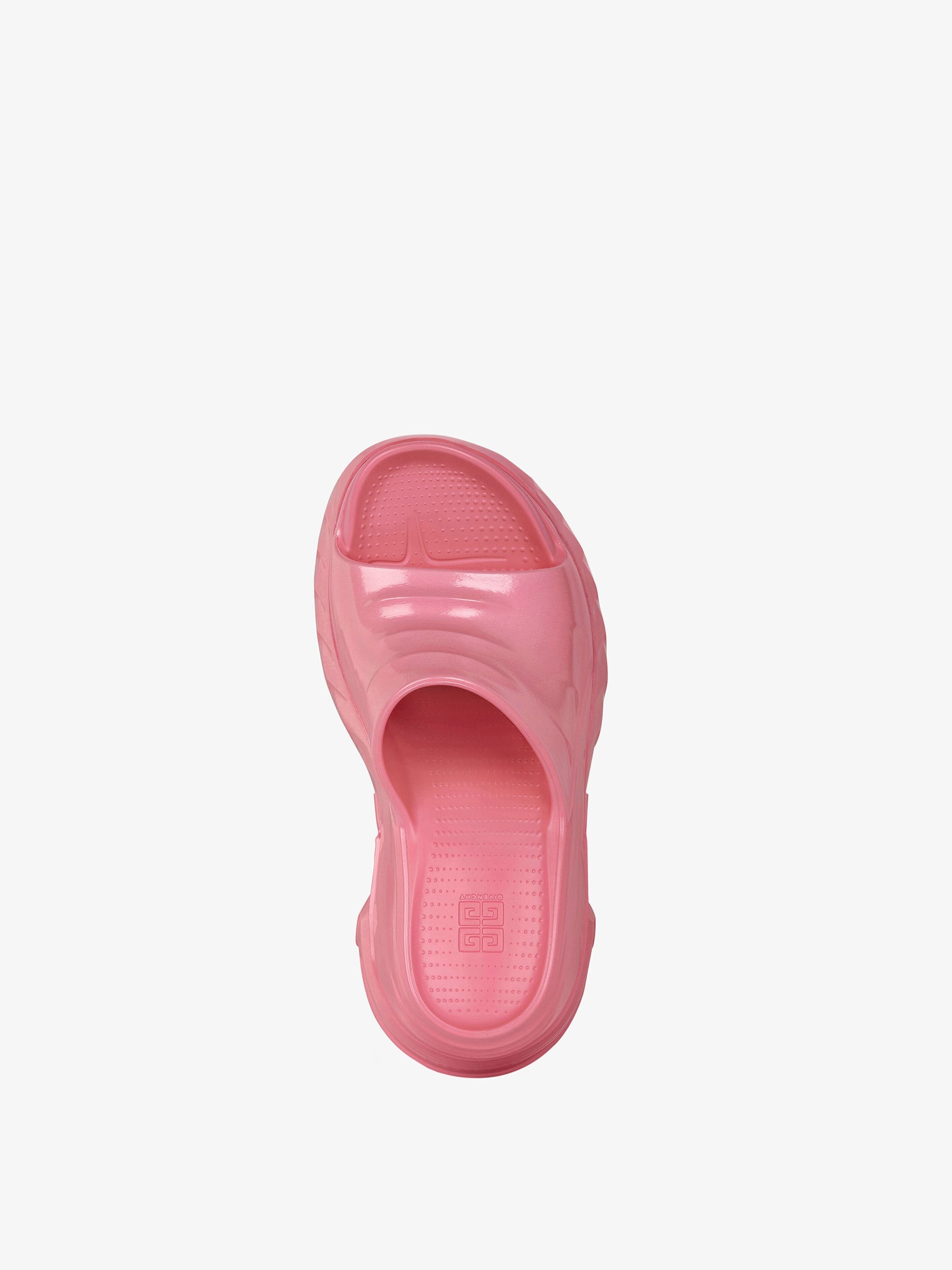 MARSHMALLOW SLIDER WEDGE SANDALS