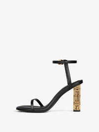 Sandales à talons G Cube 85 en cuir - Black