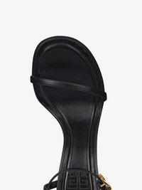Sandales à talons G Cube 85 en cuir - Black