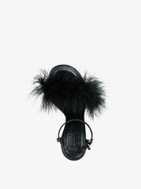 Sandales G Cube 105 en cuir - Noir