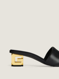 PADDED CALF LEATHER/ G CUBE GOLDEN HEEL