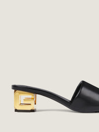 PADDED CALF LEATHER/ G CUBE GOLDEN HEEL