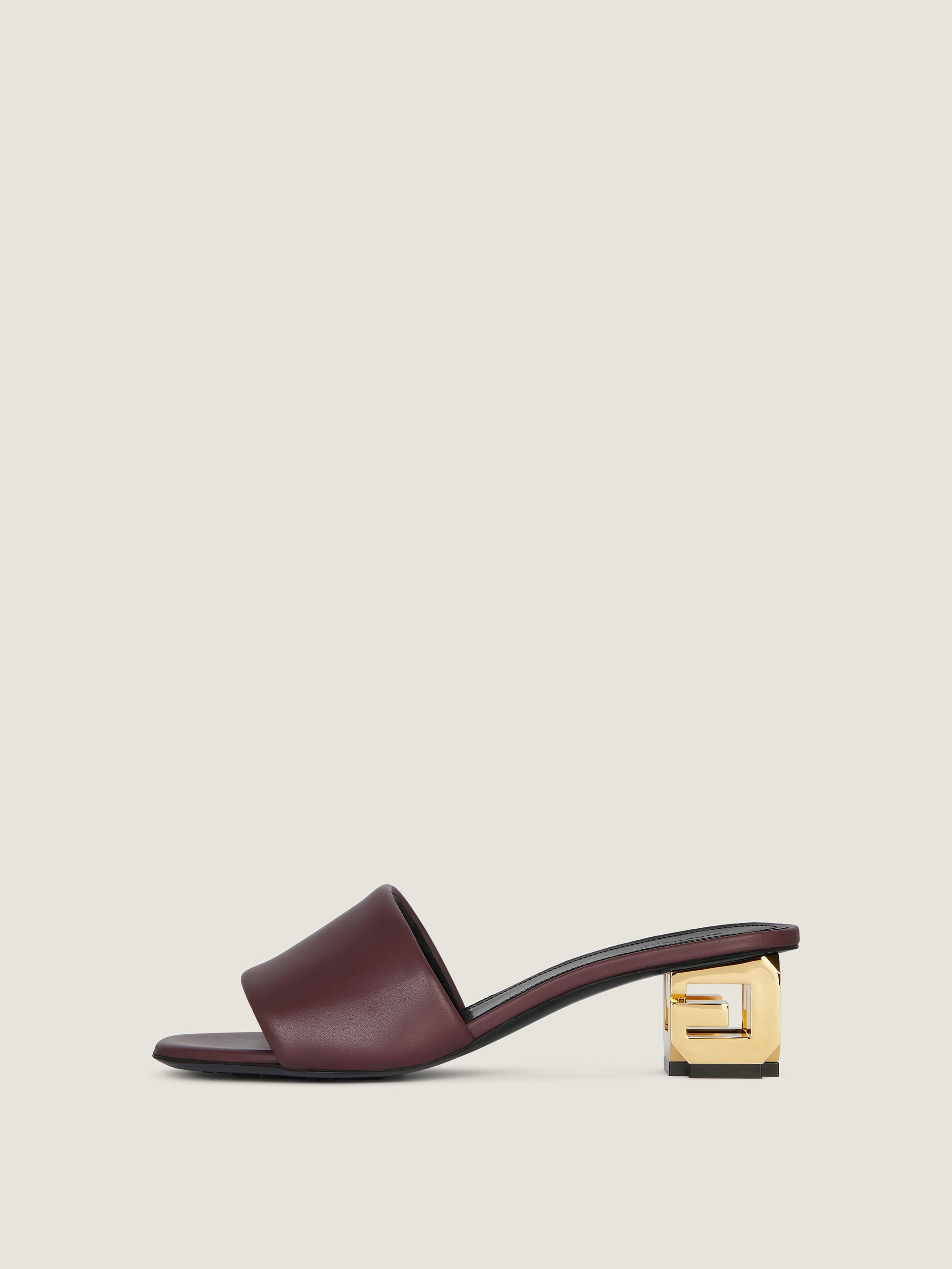 PADDED CALF LEATHER/ G CUBE GOLDEN HEEL