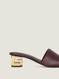 PADDED CALF LEATHER/ G CUBE GOLDEN HEEL