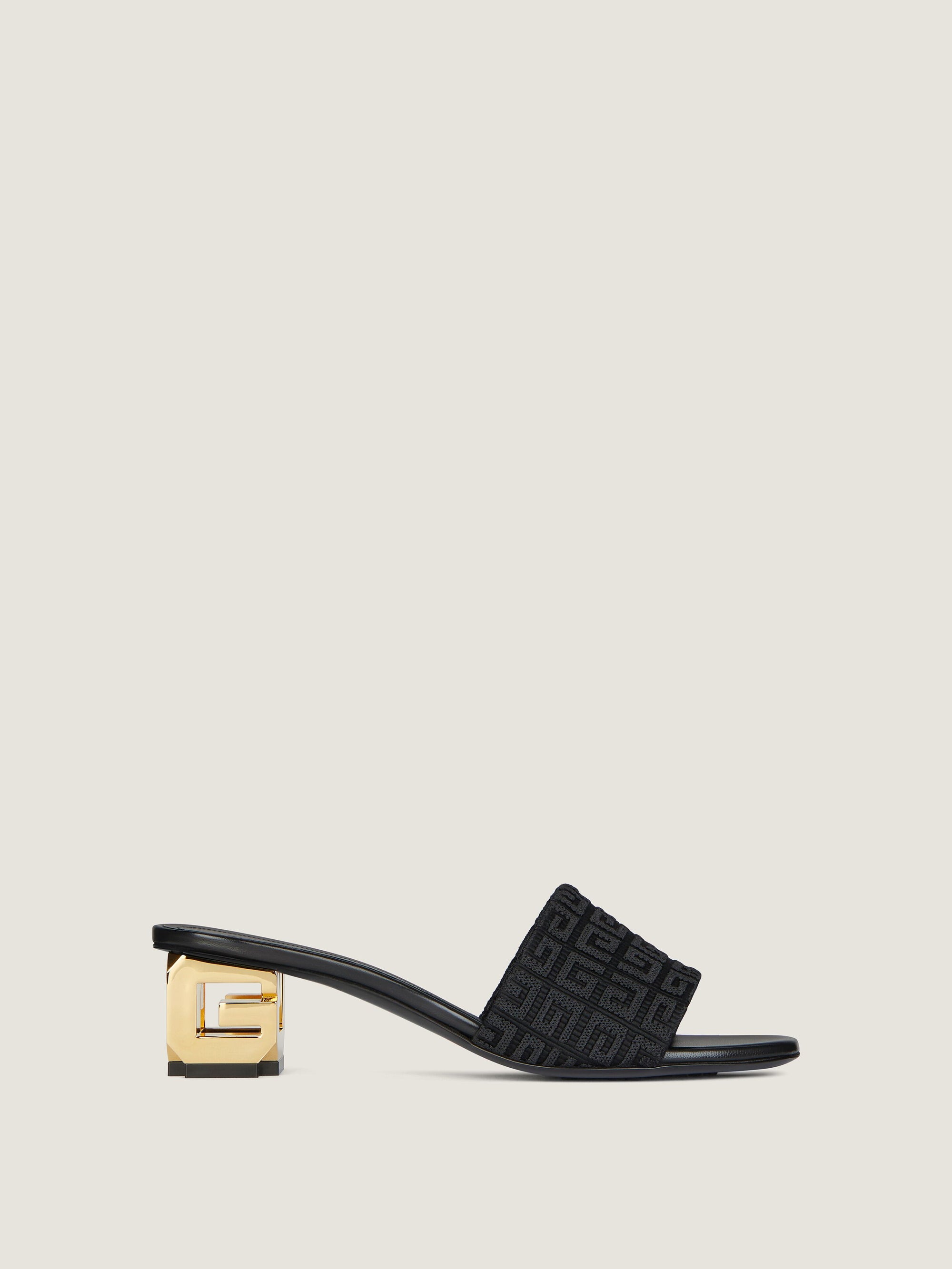 4G EMBROIDERED CANVAS / GOLDEN HEEL