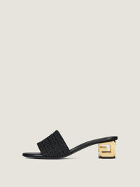 4G EMBROIDERED CANVAS / GOLDEN HEEL