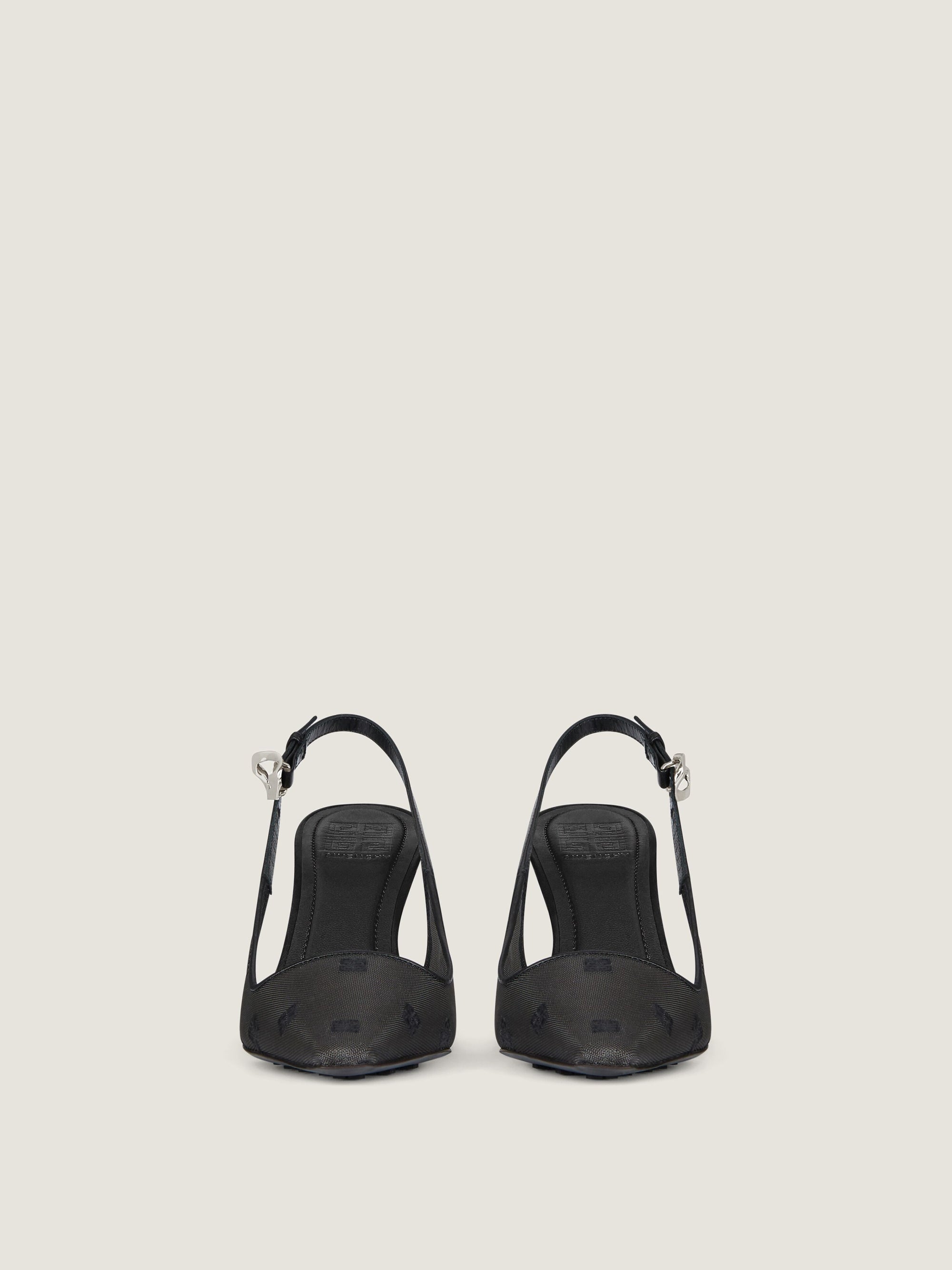 4G PLUMETIS/ G CUBE SILVERY HEEL