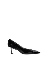 Escarpins Boudoir fold en cuir - Black