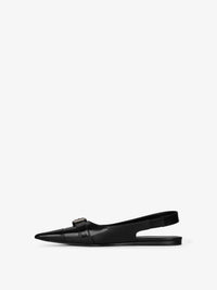 Ballerines slingbacks Voyou en cuir - Black