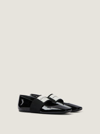 PATENT LEATHER /GIVENCHY LABEL ELASTIC