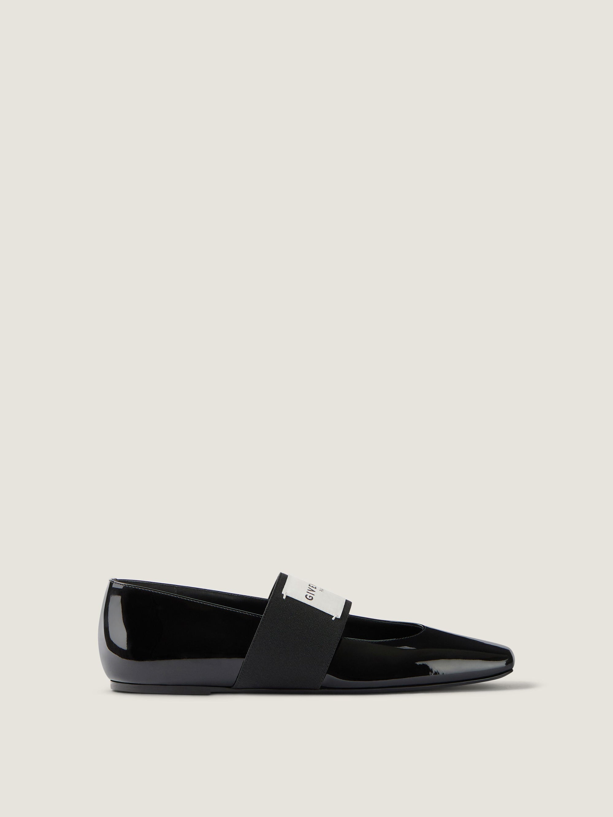 PATENT LEATHER /GIVENCHY LABEL ELASTIC