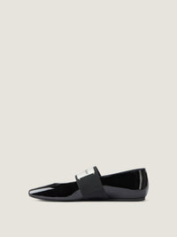 PATENT LEATHER /GIVENCHY LABEL ELASTIC