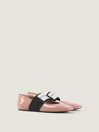 PATENT LEATHER /GIVENCHY LABEL ELASTIC