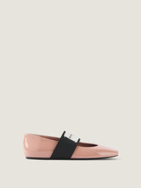 PATENT LEATHER /GIVENCHY LABEL ELASTIC