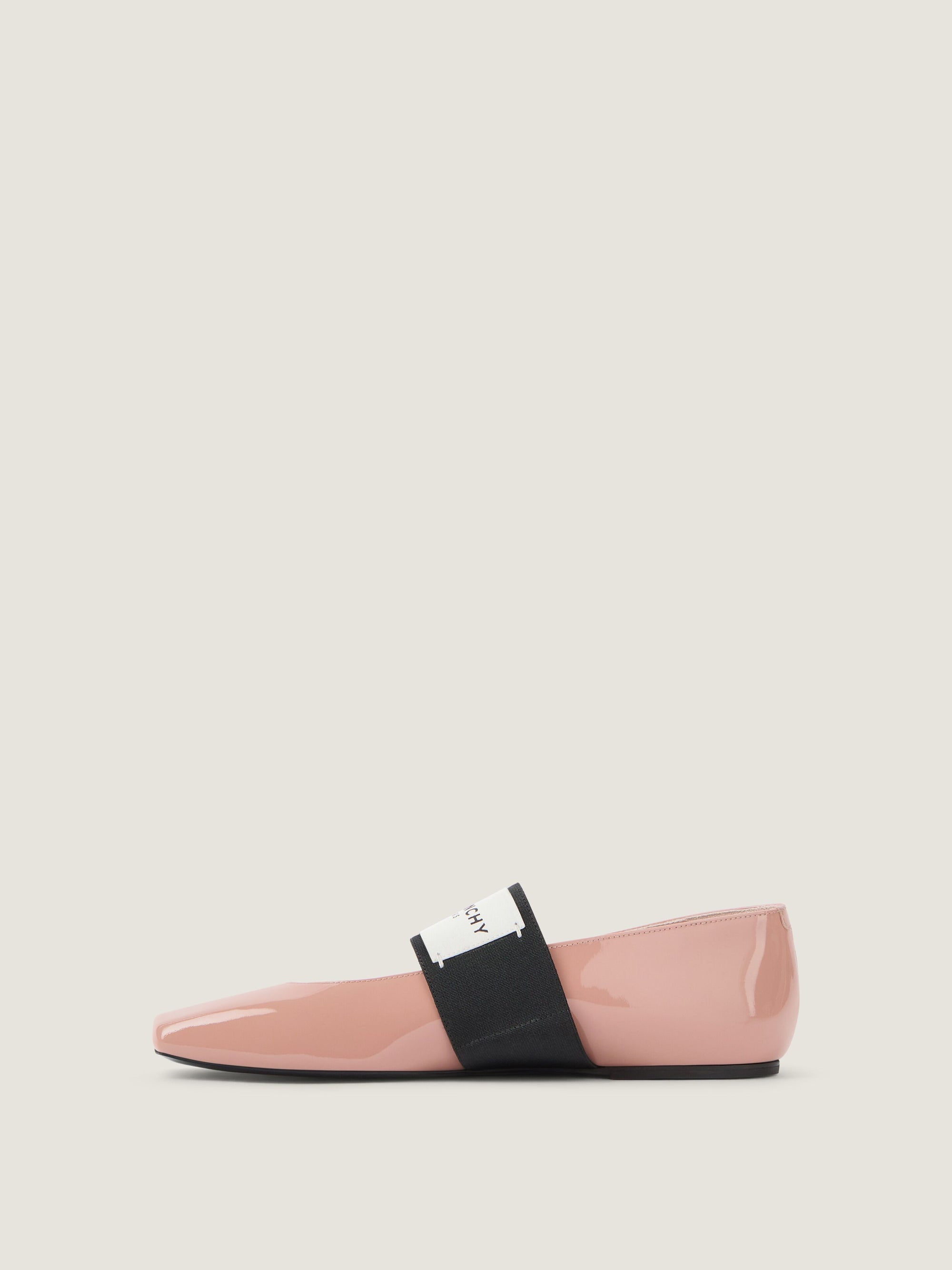 PATENT LEATHER /GIVENCHY LABEL ELASTIC