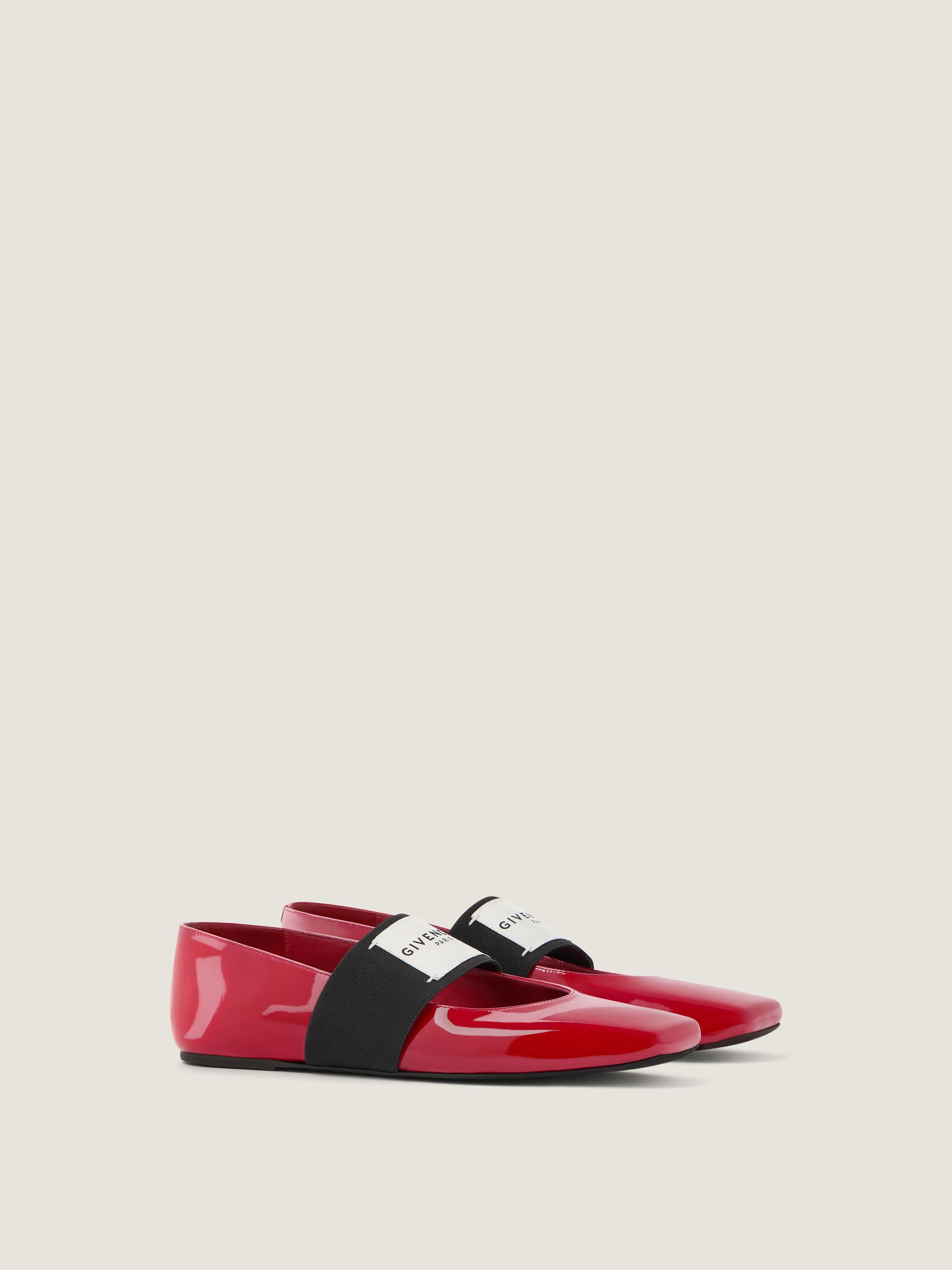 PATENT LEATHER /GIVENCHY LABEL ELASTIC