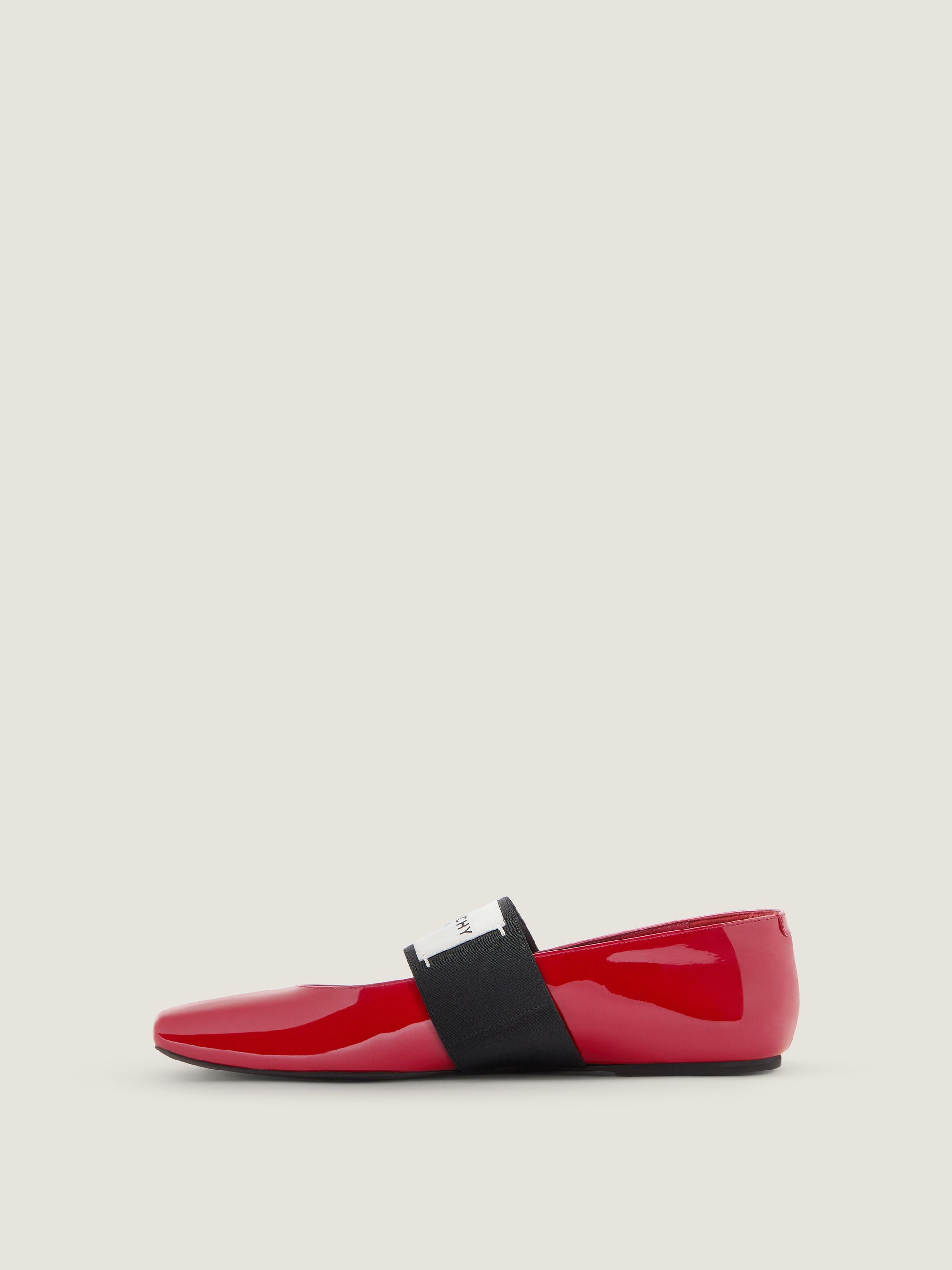 PATENT LEATHER /GIVENCHY LABEL ELASTIC