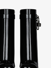 PATENT LEATHER/RUTHENIUM PADLOCKS